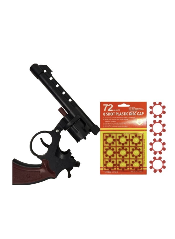 YUE SHENG Plastic tartan toy gun with 72 rounds - Image 2